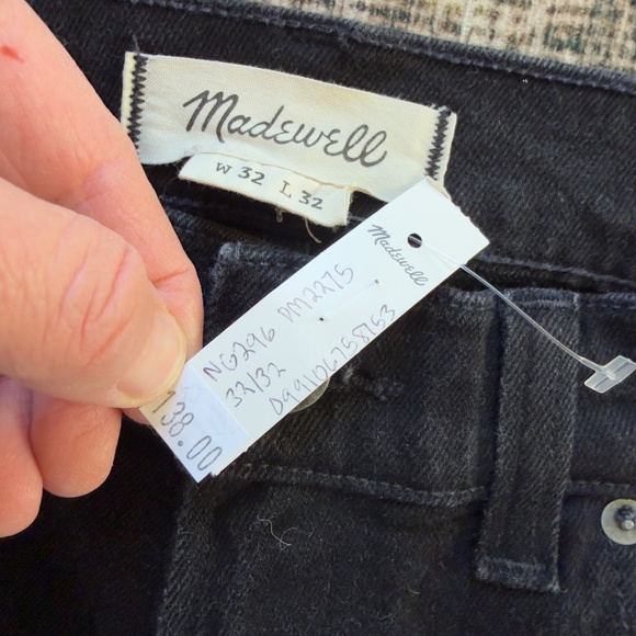 Madewell Slim Jeans size 32x32 NG296 - Picture 6 of 14